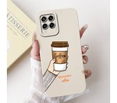 For Samsung Galaxy M53 5G Case SM-M536B Cover Fashion Tulip Flower Square Lens Protective Case For Samsung M33 5G SM-M336B Funda