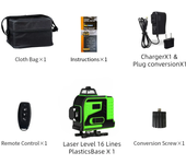 Tripod/nivel A Laser 16 Lines Laser Profesional Level Green Line Self-leveling 360 Autonivelant