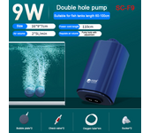 Silent Aquarium Oxygen Air Pump with Check Valve Fish Tank Four Outlet Large Oxygenator Aquarium Air Compressor Aerator 220v 14w