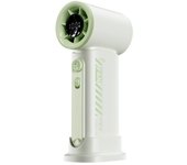 Con pantalla digital ventilador de mano USB recargable de alta velocidad mini ventilador personal 100 velocidades de viento ajustables de larga duración