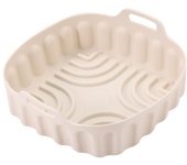 Square Silicone Air Fryer Liners Multi-color Food-grade Oven Tray Air Fryer Inserts Reusable Airfryer Silicone Basket Kitchen