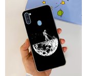 For Samsung Galaxy A11 M11 Case Ultra Slim Soft Rubber Bumper Shell For Samsung M11 A11 A115F Back Cover Soft Capa With Pattern
