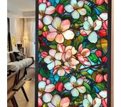 privacy stickers artscape Magnolia Window Film vinyl for windows stained glass window film Home and Bathroom