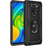 Armor Shockproof Phone Case For Xiaomi Pocophone Poco X3 NFC Redmi Note 9 9S Pro MAX Anti-Fall Finger Ring Holder Magnetic Cover