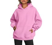 Cold New In Thick Female Top Plain Warm Hoodies Autumn and Winter Women's Hooded Sweatshirts E Y 2k Vintage Essential Nice Color