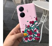 6.44" For Vivo T1 Pro 5G Case Shell Soft Shockproof TPU Silicone Back Case Phone Cover For VivoT1 Vivo V2151 Butterfly Bumper