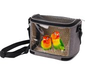 Bird Carrier Travel Cage Parrot Carrying Case Portable Breathable Hamster Carrier Bag