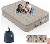 Personas Colchón de Aire Autoinflable con Bomba PortáTil y Antidesgaste y Antiruido Tejido de Primera Calidad Colchón Inflable para Camping O Uso DoméStico