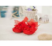 0-12 Months Baby Girl Boy Lace Flower Shoes Soft Newborn Infant Toddler First Walkers Pink White Red Indoor Footwear
