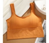 Fashion Anti-sweat Seamless Shockproof Yoga Bra Fitness Top Breathable Women Sports Bra Gym Workout Crop Top Push Up Sports
