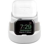 New 3 in 1 Silicone Dock Apple Watch 9/8/7/6/5/4/3/2/1 Charger Stand for iPhone 14 13 Pro Ultra 2nd SE