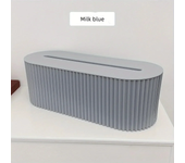 1PC Desktop Plug Board Storage Box Large Power Socket Management Box Creative Living Room Wire Data Cable Collection Box