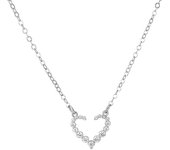 Korean fashion ins style pearl love necklace female gold color silver color good friend giftImprescindible en la playa