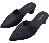 Sandalias de verano con punta estrecha para mujer, sandalias de tacón bajo, sandalias de moda informales de verano para mujer, antiolor y antideslizantes