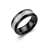 Tendencia de personalidad, anillo de escarmiento de acero de titanio para mujeres, el mismo anillo de hombre, joyería