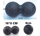 3X Bolas de Masaje, Pelota Liberacion Myofascial,Bolas en Forma de Cacahuete para automasaje