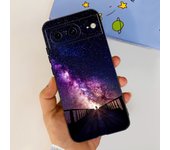 For Google Pixel 8 Pro Pixel8 Case Soft Black Silicone Matte Cover Shell Bumper For Google 8 8Pro Lovely Cartoon Child Cases Bag