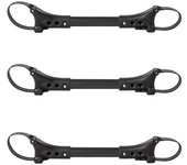 Conector de acero para cochecito de bebé gemelo, articulaciones universales, gancho de Linker para cochecito, correas de seguridad para carrito infantil
