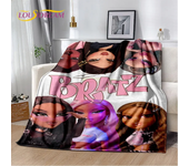 Bratz Cartoon 3D Printed Girls Blanket,Flannel Soft Throw Blanket for Home Bedroom Bed Sofa Picnic Office Hiking Cover Kids Gift