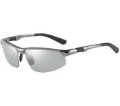Aluminio magnesio ciclismo gafas de sol polarizadas que cambian de color gafas de sol para hombres gafas de conducción gafas para todo clima