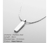 Joyas de acero inoxidable para hombres joyas colgantes de moda collar impermeable e indeleble joyas