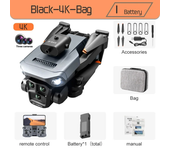 Drone K6 Max 4K Grado Profesional, Triple Cámara, Gran Angular, Posicionamiento Óptico de Flujo, Cuatro Vías, Evitación de Obstá