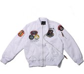 Vintage Men's Thin Clothes Pilot Flight Jacket Aviator Jacket Windbreaker