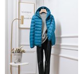 7XL Plus Size Down Jacket Women Hooded Ultra Light Down Jacket Women Plus Feather Winter Thin Warm Windbreaker Coats