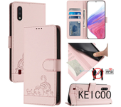 Para Samsung Galaxy A01 A02 A02s M02 A03 A03s EU US 164 165.8 166 Ranuras Para Tarjetas Solapa Carcasa De Billetera