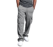 Pantalones de trabajo multibolsillos en Europa y Estados Unidos pantalones de guarda para hombre pantalones con cordón elástico