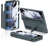 Plastic Bracket For Samsung Galaxy Z Fold 5 Case Pen Slot Magnetic Hinge Protection Flim Screen Cover