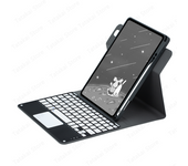 360 Rotation Keyboard Case with Pencil Holder for iPad Pro M4 11 inch 2024 Spanish keyboard with Touchpad Vertical Stand Case