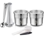 ICafilas Reusable Coffee Capsule Pod For illy X7.1 illy Y5 Mahine Stainless Steel Refillable Coffee Maker Filter
