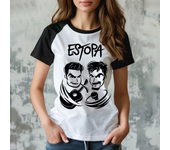 Estopa t shirt women Y2K Tee girl Japanese y2k comic clothes