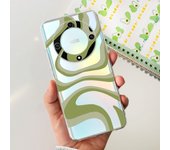 For Honor X9b Case ALI-NX1 Cover Shockproof Silicone Luxury TPU Soft Clear Flower Phone Cover For HonorX9b 5G X 9B Leopard Cases