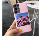 For Samsung S21 Ultra 5G Case Galaxy S21 Ultra With NFC Fashion Soft Liquid Silicone Phone Shell Samsung Galaxy S21 SM-G998B