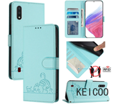 Para Samsung Galaxy A01 A02 A02s M02 A03 A03s EU US 164 165.8 166 Ranuras Para Tarjetas Solapa Carcasa De Billetera