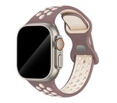Strap For Apple watch band 44mm 49mm 45mm 41mm 40mm 38mm 42mm Silicone breathable bracelet iwatch series 8 7 se 6 5 4 Ultra 49mm
