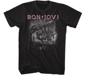 Bon Jovi T-Shirt Slippery When Wet Album Cover Black Tee
