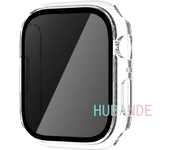 Glass+Cover For Apple Watch case 8 7 6 SE 5 3 iWatch Accessorie Screen Protector Apple watch serie 44mm 40mm 41mm 45mm 42mm 38mm