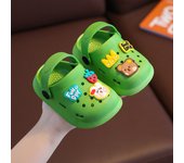 Zapatillas de los niños de verano de las niñas linda fruta interior de fondo suave antideslizante niño bebé bolsa de hogar cabeza sandalias agujero zapatos
