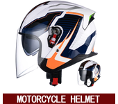 Cascos de moto para hombre y mujer, semicascos, certificación 3c, cuatro estaciones, doble lente universal...