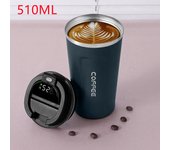 Termo de café de Maple inoxydable, Taza de café con Pantalla de tempo, Frasco de vacío, Vaso térmico