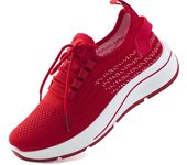 Zapatillas de moda para mujer Flyweave Mesh transpirable Suela suave y cómoda Zapatos casuales al aire libre