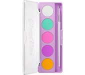 Paleta fluorescente UV para pintura facial Crema soluble en agua para pintura facial corporal Paleta para maquillaje escénico