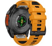 QuickFit 22mm 26mm Fenix8 Watch Band For Garmin Fenix E 8 47mm 51mm 7 7X 6 6X/Epix Pro/Enduro 3 Two-Tone Silicone Strap Bracelet