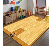 Alfombra de juego de campo de fútbol de interior Sala de estar Alfombra de mesa de café Alfombra de noche de dormitorio Alfombra