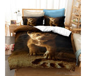 The Lion King  Cartoon Love Child Duvet Cover Set HD Comforter Cover Bedclothes for Kids Bedding Sets Bedroom Decor