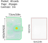 3 Inch Camera Photo Small Photo Album Instax Album Kpop Photo Card Holder Mini Photocard Binder ID Card Cover Collect Book