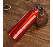 Botella de agua deportiva de aleación, 750ml, senderismo, Camping, ciclismo, hervidor de agua con hebilla